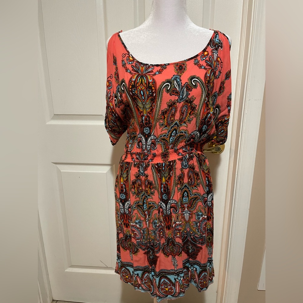 Large Dress Cold Shoulder